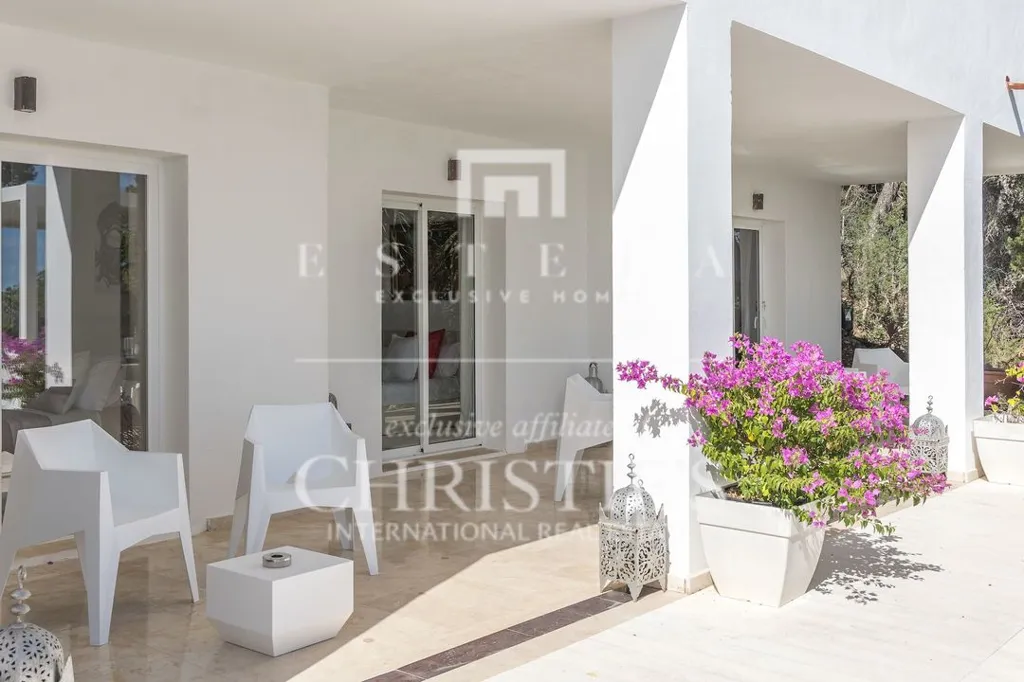 Terrasse - Modern Villa with Sea View in Es Cubells