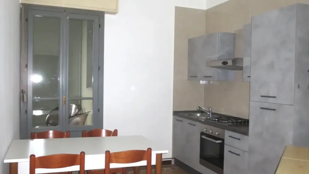 Cuisine - Rearranged Apartment with Balcony in Milan