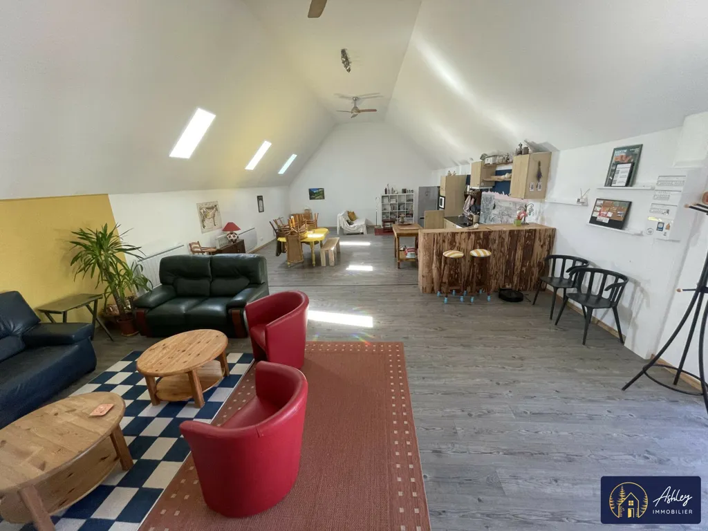 Séjour - Maison de Charme avec Vue Panoramique au Cantal
