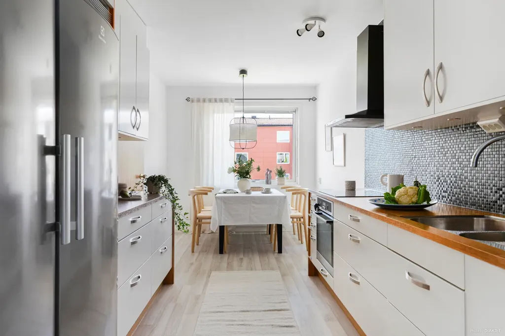 Cucina - Apartment with Balcony in Mölndal