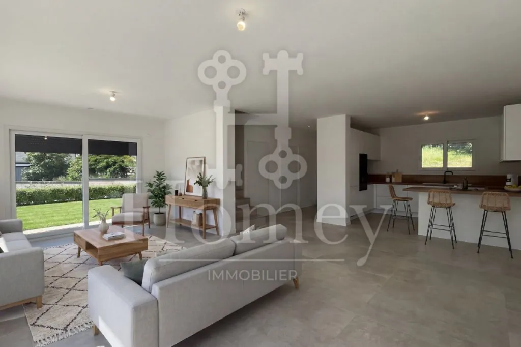 Soggiorno - New House with Panoramic View in Echenevex