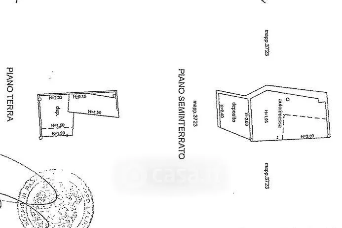 Plan - Rustic Casale with Garden in Vigolo