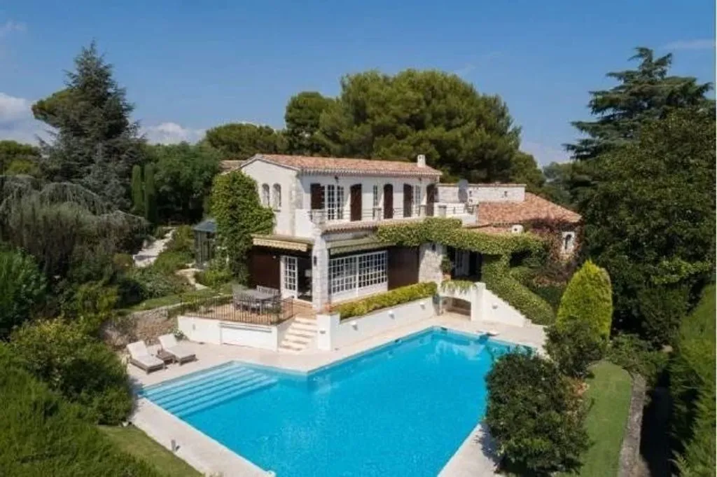 Vue aérienne - Villa avec Vue Mer à Antibes