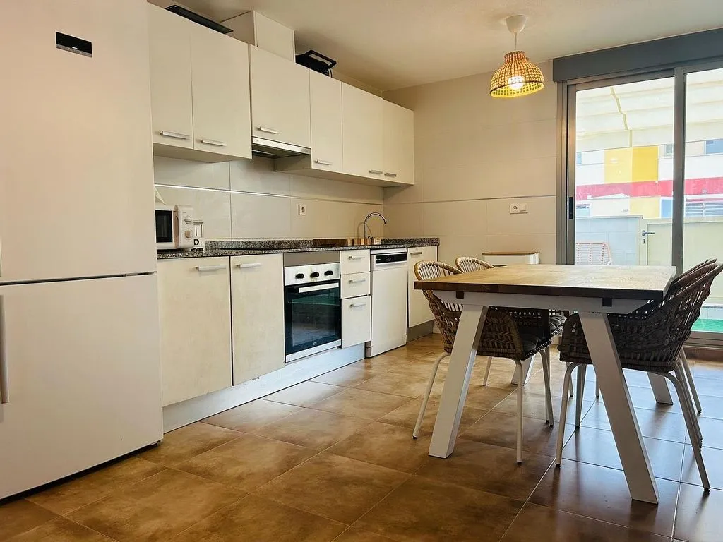 Köök - Two-Bedroom House with Pool in Las Lomas del Rame