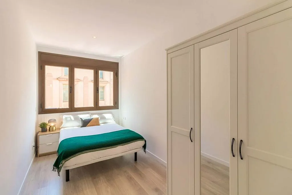 Camere da letto - Furnished Flat with Balcony in El Raval