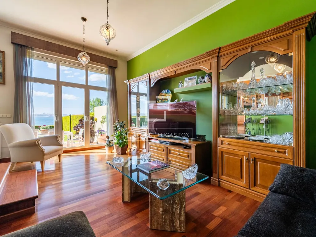 Séjour - Terraced Villa with Sea Views in Lians, A Coruña