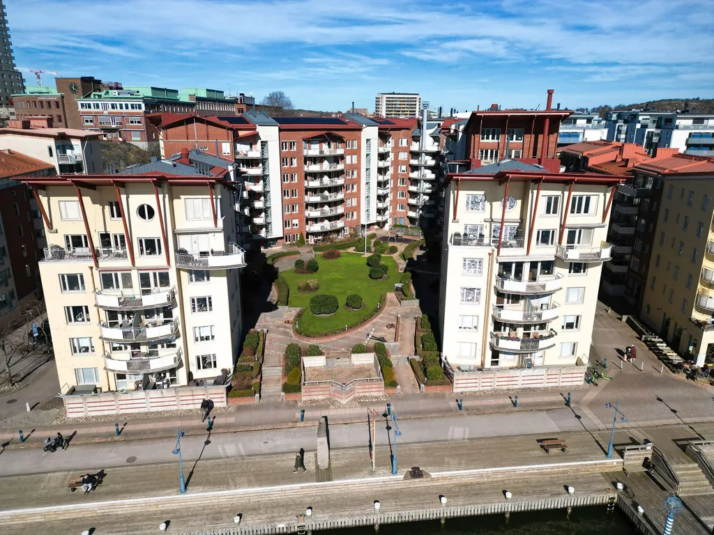 Aerial - Apartment with River View in Eriksberg