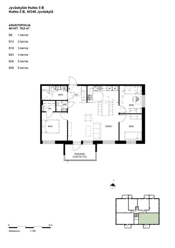 Plaan - Need-Based Apartment with Balcony in Jyväskylä