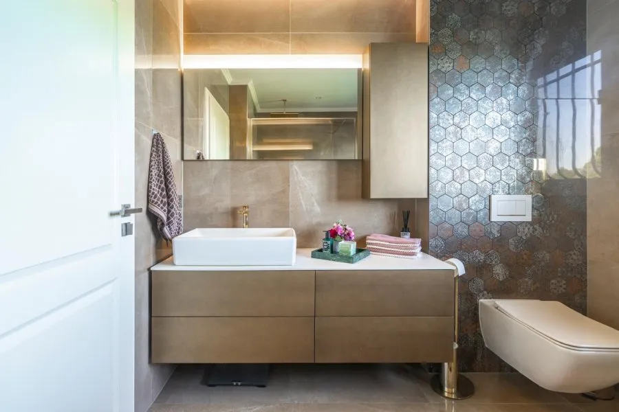 Salles de bain - Villa Rénovée avec Vue sur la Nature à Hellange