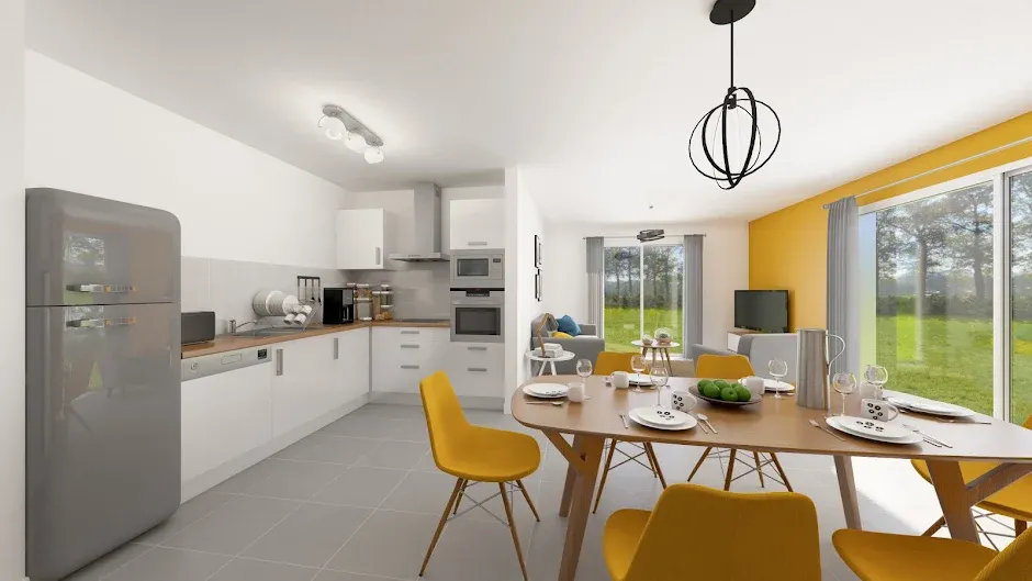 New 4-Piece House with Constructible Land in Menars