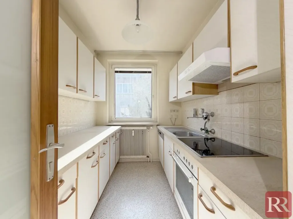 Köök - 3-Bedroom Apartment with Balcony in Kritzendorf