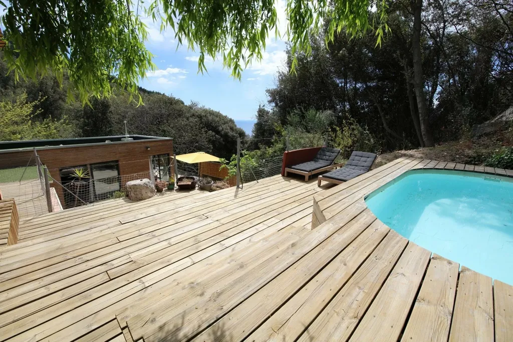 Piscine - Villa Vue Mer avec Piscine à Eze Village
