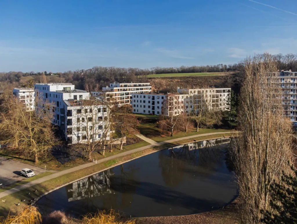 Aerial - Modern Flat with Balcony in Jambes