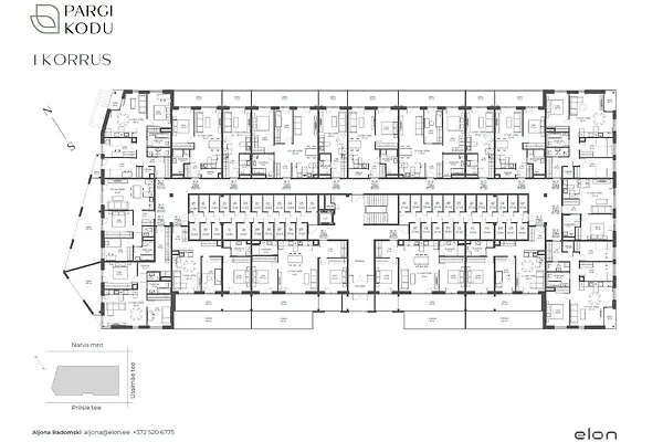 Plan - Modern Flat with Balcony in Lasnamäe