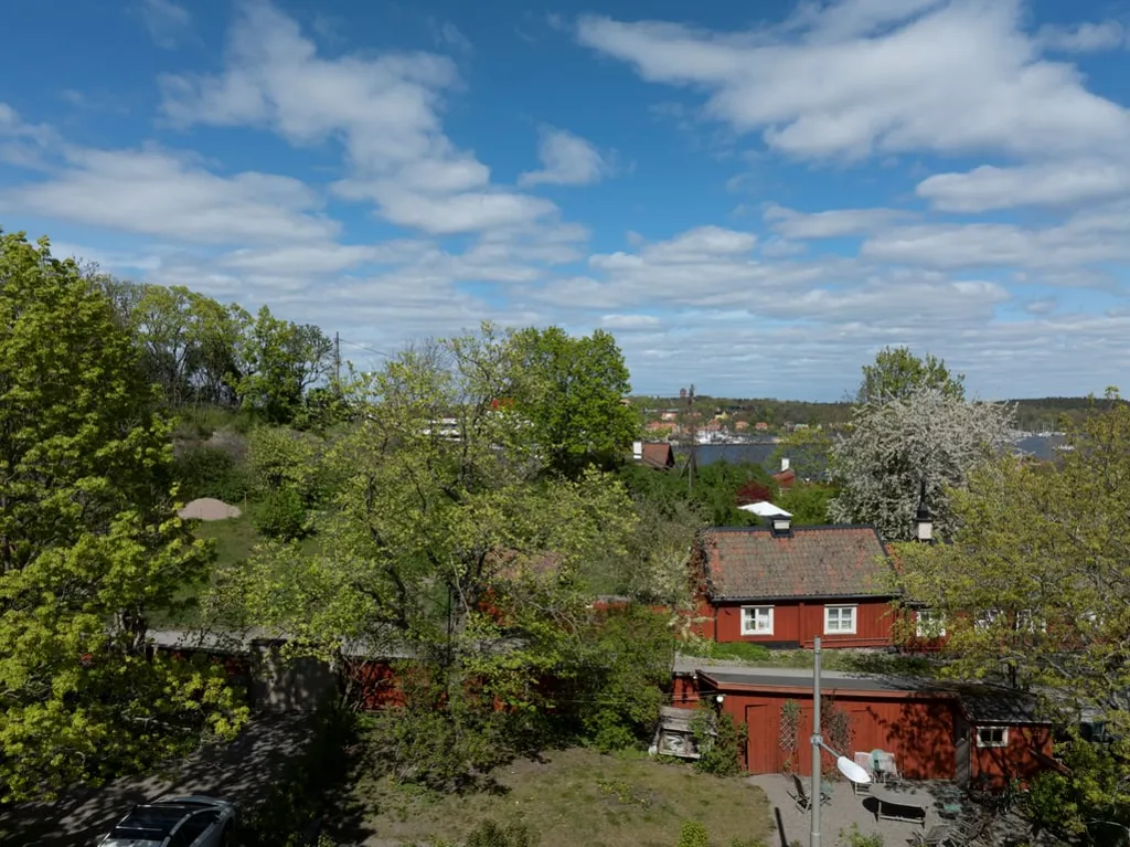 Õhuvaade - Apartment with Garden View in Södermalm