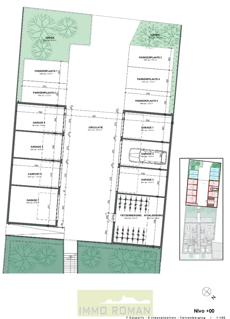 Plan - Appartement Neuf avec Terrasse au Centre d'Anzegem