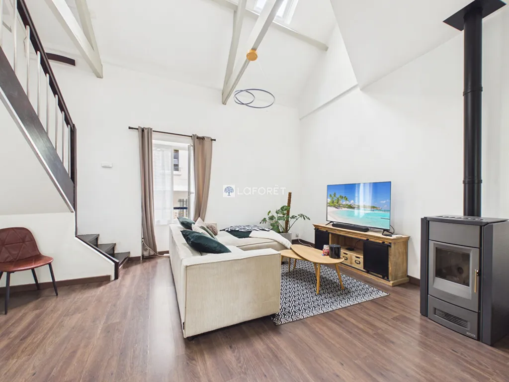 Soggiorno - Duplex Apartment with City Centre Location in Quimper