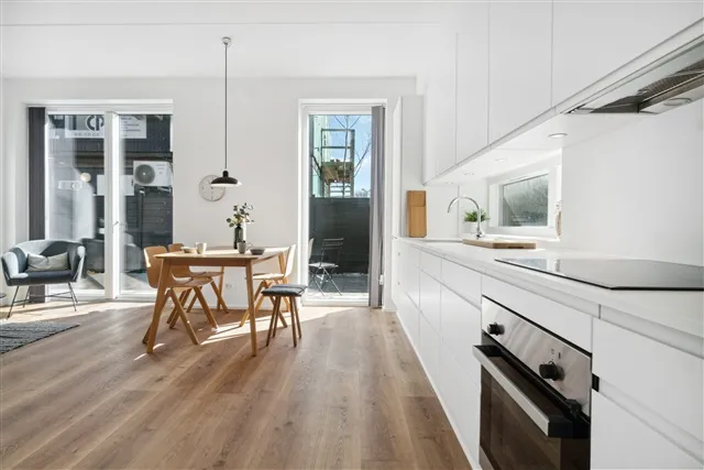 Köök - Terraced House with Terrace in Honningvænget
