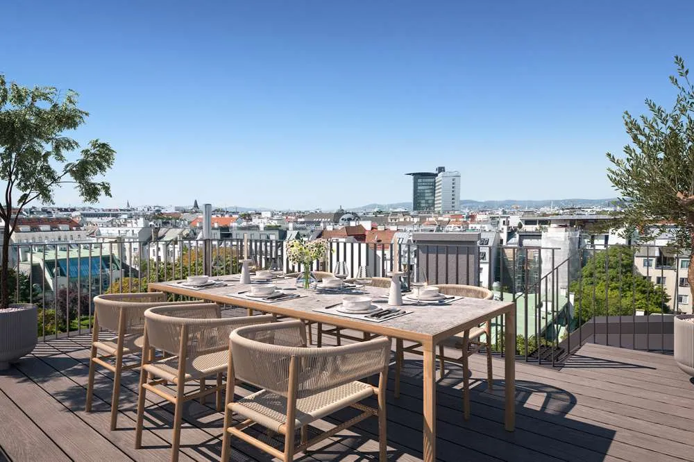 Terrass - Penthouse with Private Pool in Vienna's 3rd District