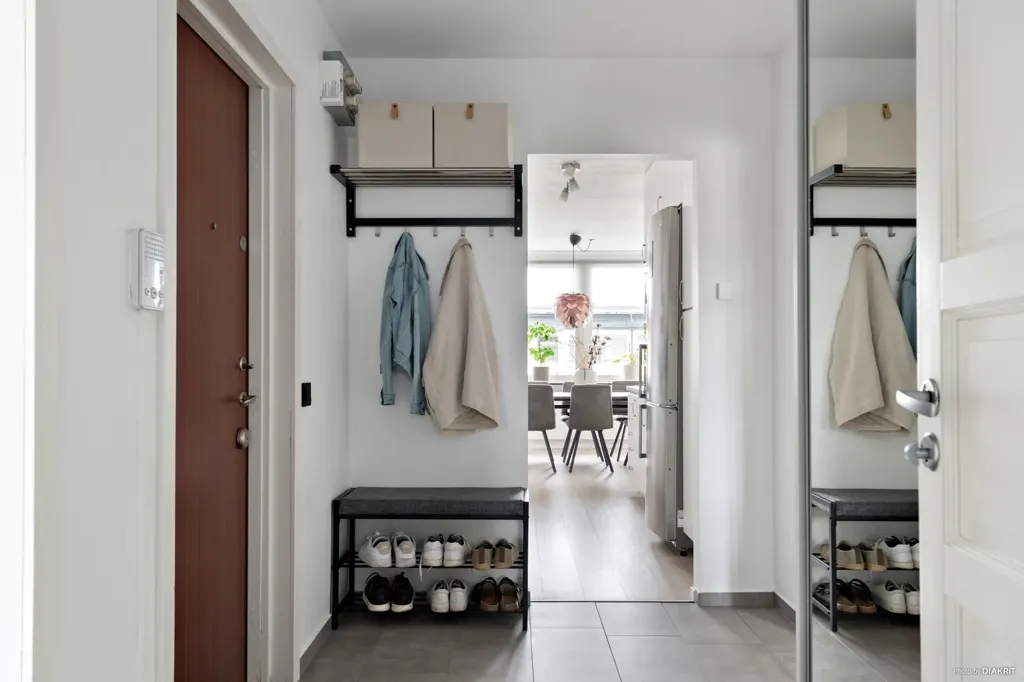 Entrée - Bright Apartment with Balcony in Skåne