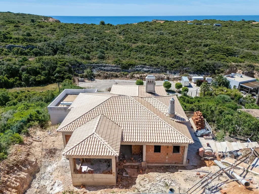 Õhuvaade - Beachfront Villa with Sea Views in Ferragudo