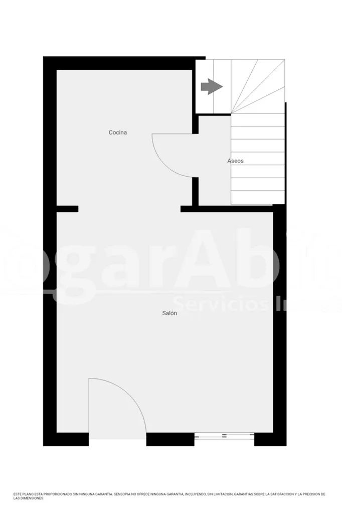 Plan - Reformed House with Terrace in Cullera Centre