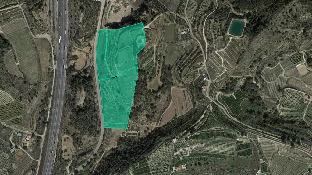 Vue aérienne - Rustic Land with Vineyard in La Llosa de Ranes