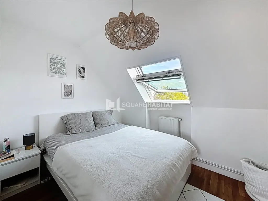 Bedrooms - Bright 2-Bed Flat with Parking in Quimper