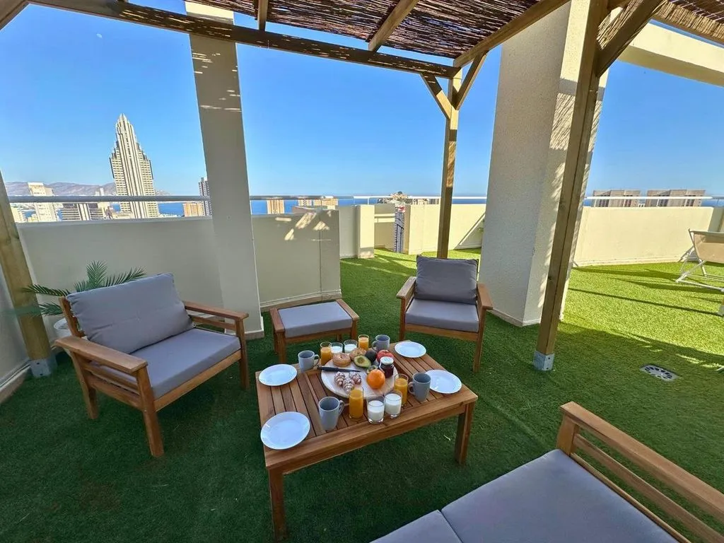 Terrasse - Luxury Apartment with Multiple Views in Benidorm