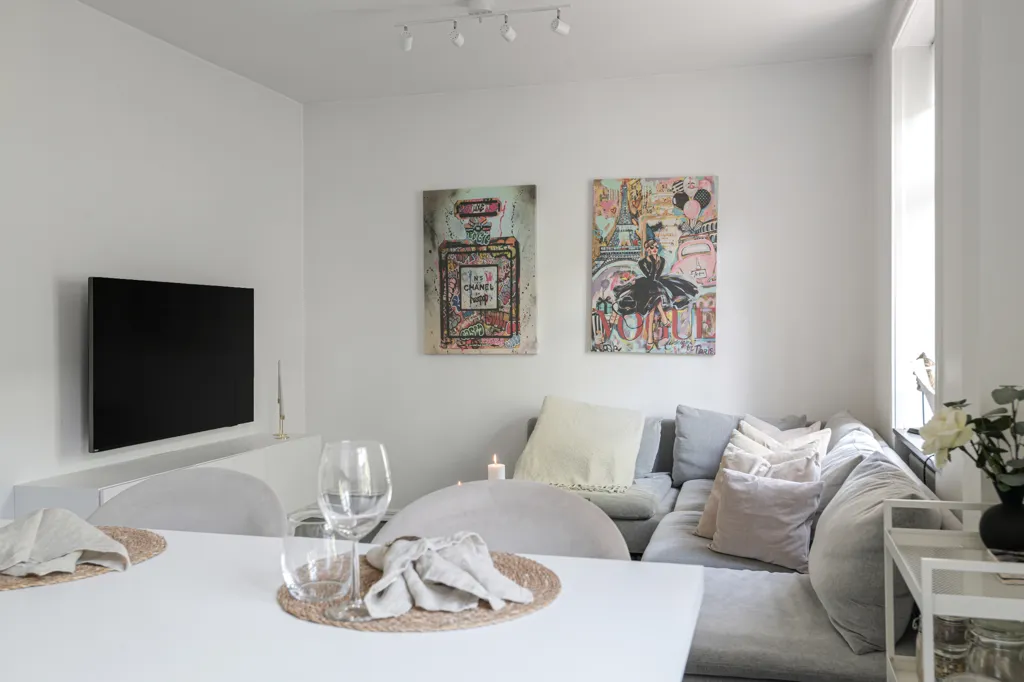 Söögituba - Charming Two-Bedroom Flat with High Ceilings in Helsingborg