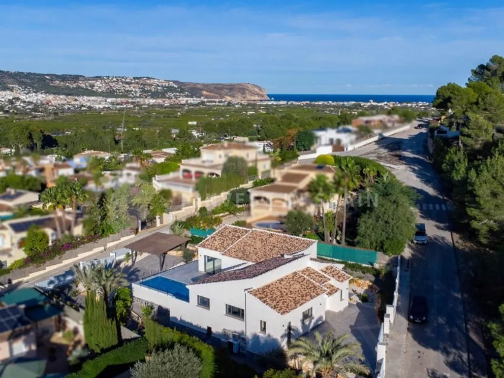 Vue aérienne - Newly Built Villa with Pool in Jávea