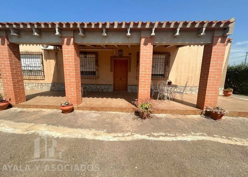 Terrass - Rustic Finca with A/C in La Aljorra