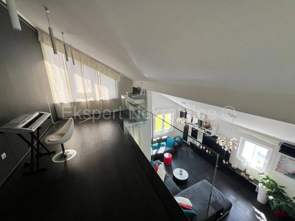 Séjour - Luxury Penthouse with Sea View in Trogir