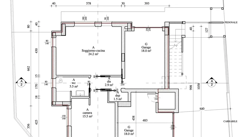 Plan - Newly Built Apartment with Balcony in Chioggia