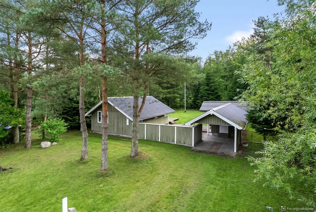Vue aérienne - Maison 2 pièces à Brovst