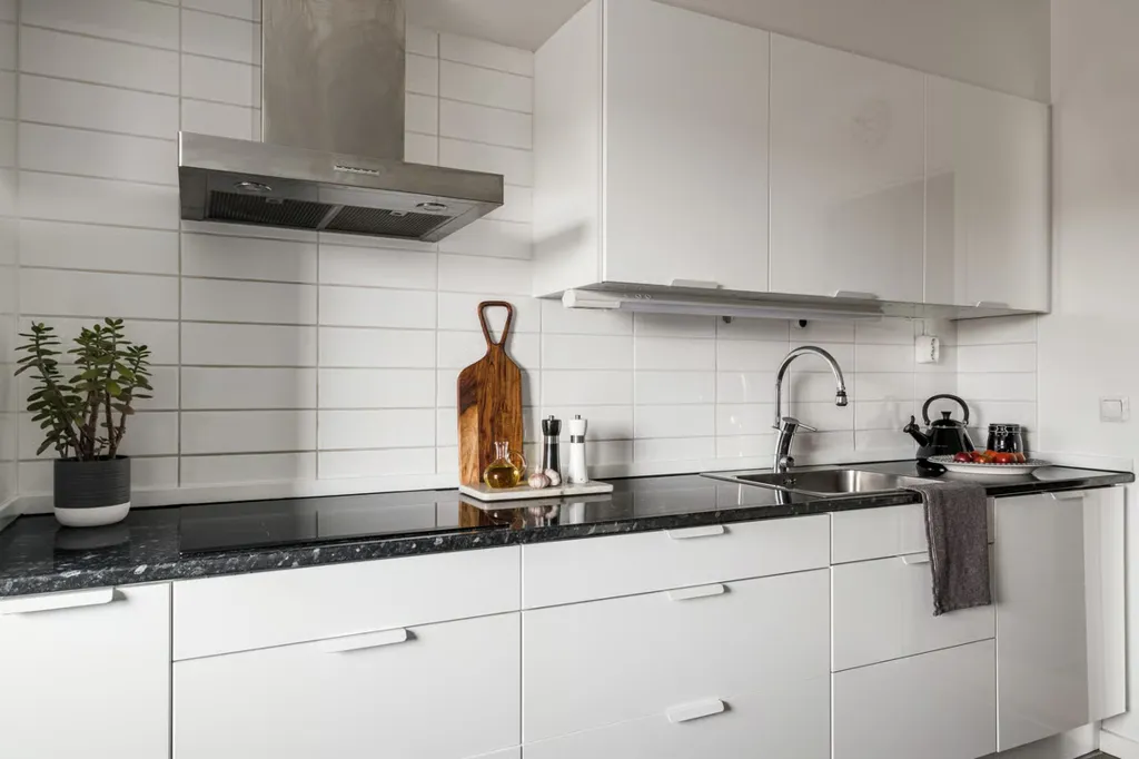 Cuisine - Apartment with Balcony and View in Göteborg