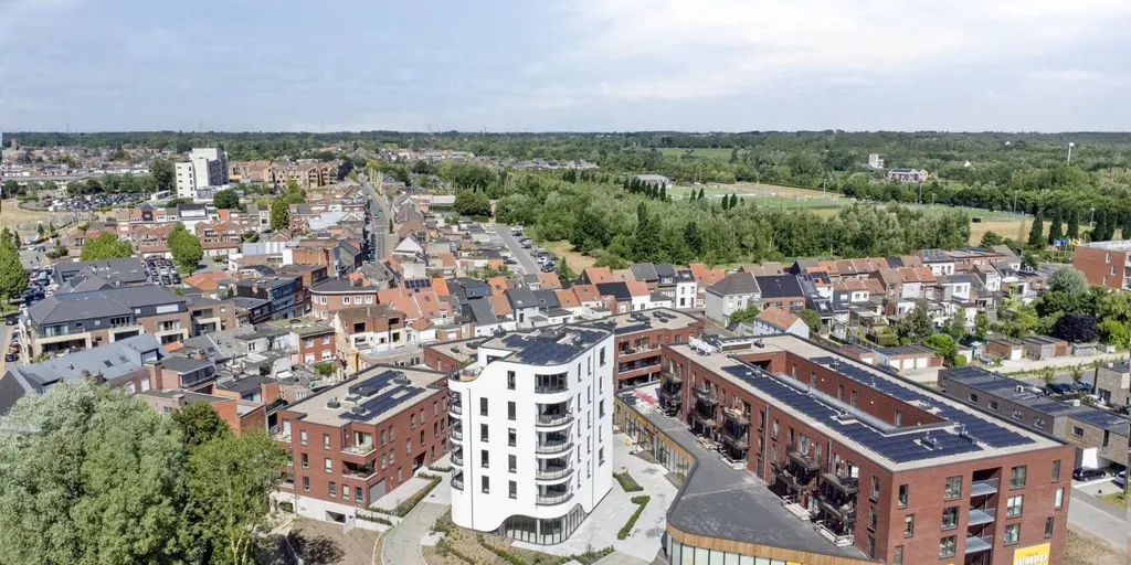 Vue aérienne - Appartement avec vue parc à Boom