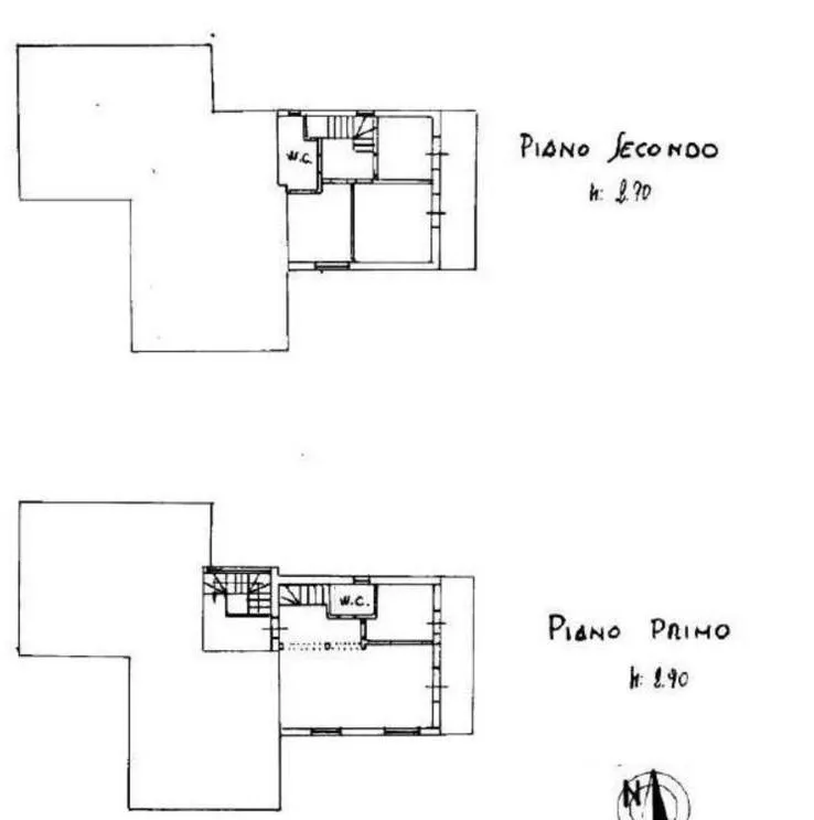 Plan - Triplex Apartment with Balcony in Belvedere Marittimo