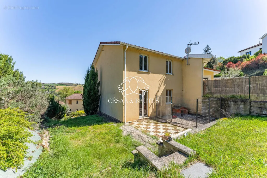 Garden - Family House with Panoramic View in Vienne