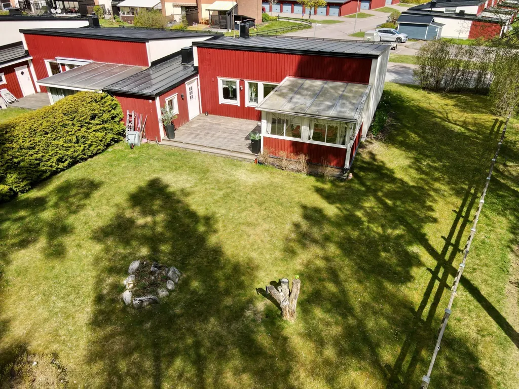 Vue aérienne - Apartment with Balcony in Borlänge