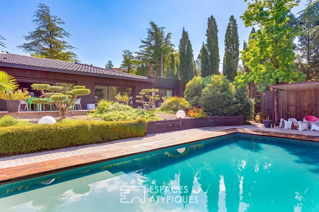 Piscine - Villa d'Architecte avec Piscine à Sorèze