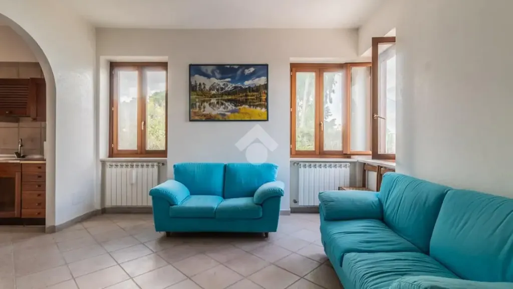 Living Room - Villa with Lake View in Bracciano