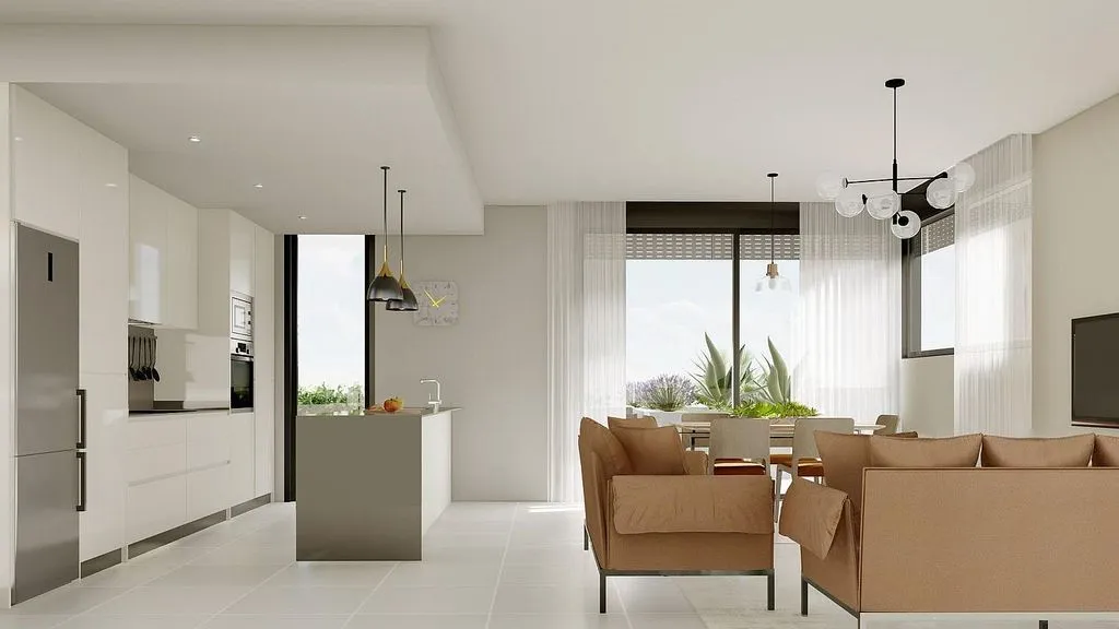 Salle à manger - New Build Semi-Detached House with Pool in Polop