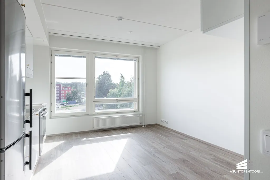 Cucina - Modern Studio with Balcony in Lamminpää, Tampere