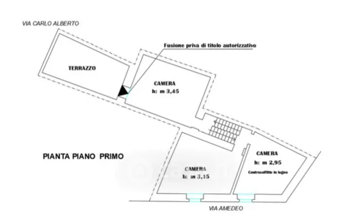 Floor Plan - Three-Level Villa with Terrace in Silanus