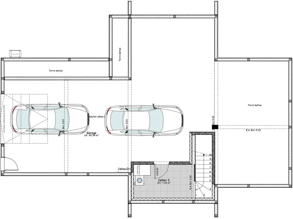 Plaan - New Build House with 600m² Plot in Gueugnon