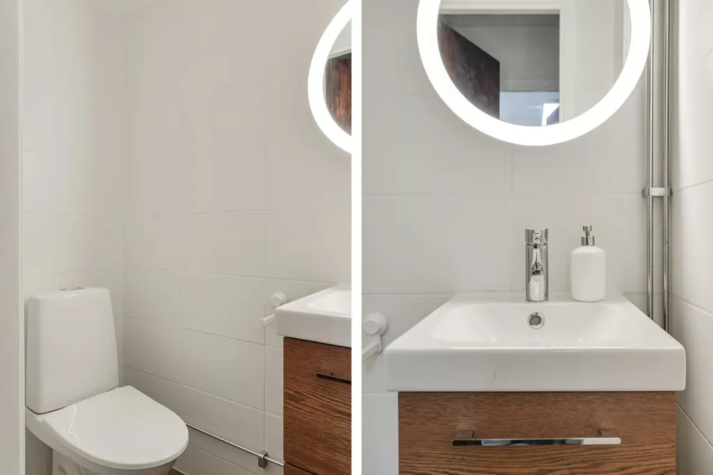 Vannitoad - Renovated Business Unit with Luxurious Lighting in Malmö