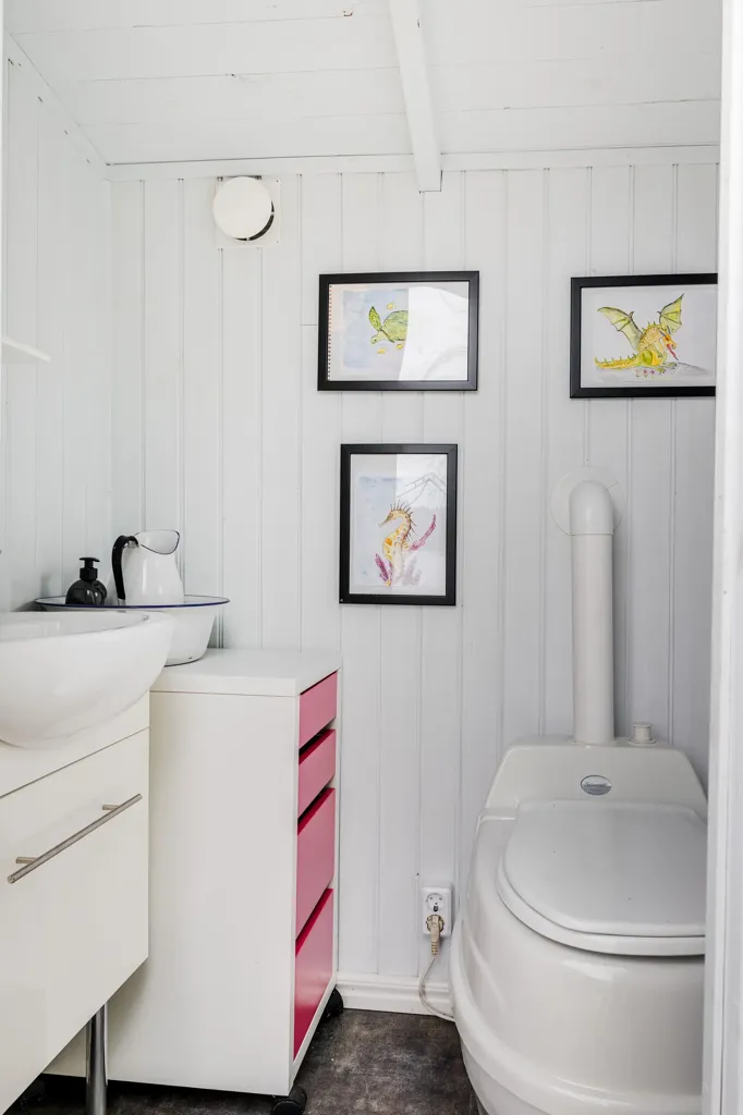 Salles de bain - Cottage with Lakefront in Falmarksheden