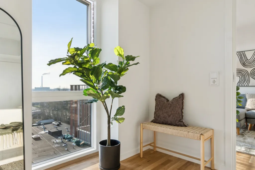 Séjour - 2-Bedroom Apartment with Balcony in Herlev