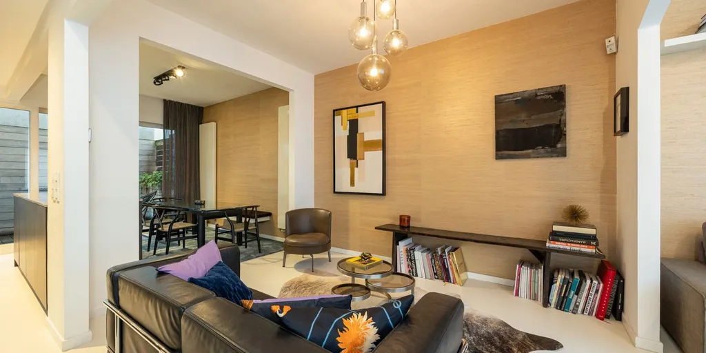 Séjour - Duplex Contemporain avec Garage à Anvers